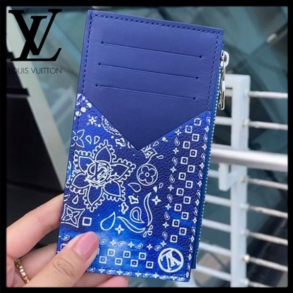 【ルイヴィトン LOUIS VUITTON】コインカードホルダー モノグラムバンダナ M81432